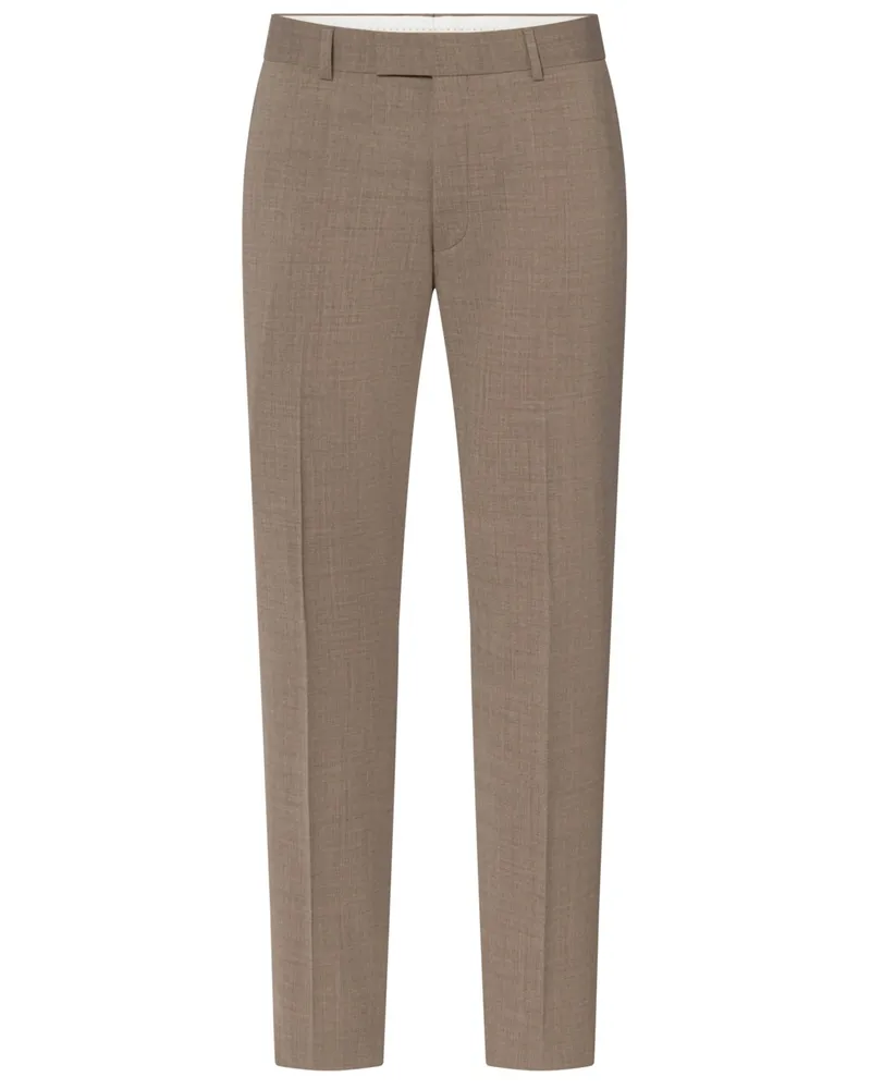 Strellson Anzughose aus einem Woll-Mix mit Stretch, Slim Fit in Beige