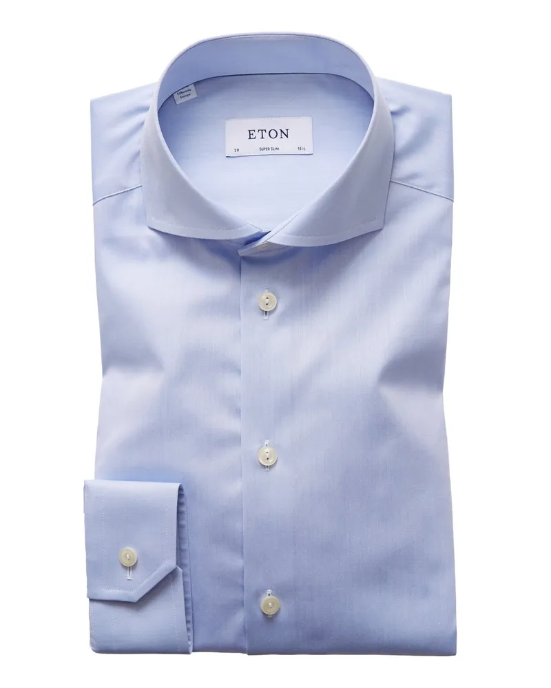 Eton Hemd, Super Slim Fit in Hellblau