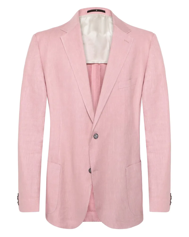 Dressler Leinensakko mit Lyocell und Stretch, Regular Fit in Pink