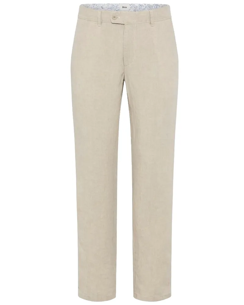 Brax Leinenhose Evans, Regular Fit in Beige