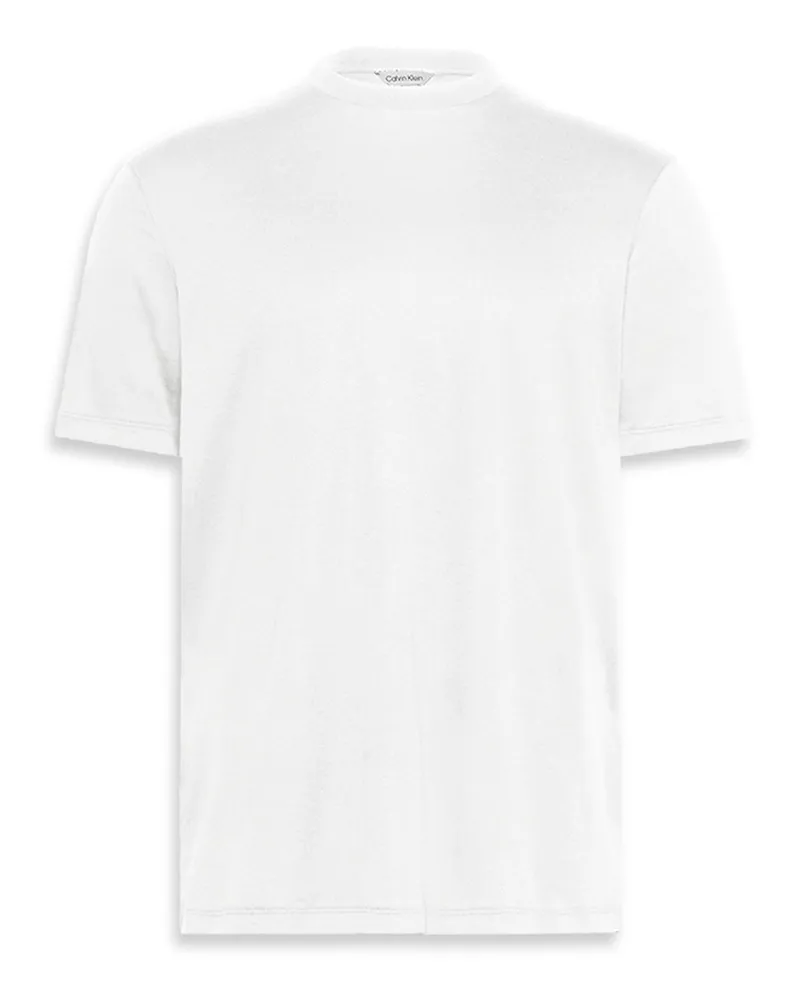Calvin Klein T-Shirt aus softer Supima Baumwolle in Weiß