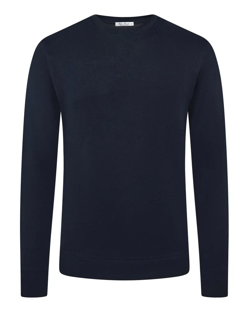 Stefan Brandt Edles Sweatshirt Eli aus Sea Island® Baumwolle und Kaschmir, Regular in Marine