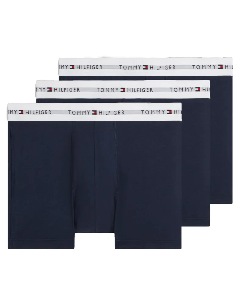 Tommy Hilfiger 3er Pack Boxer Trunks mit Stretchanteil in Marine