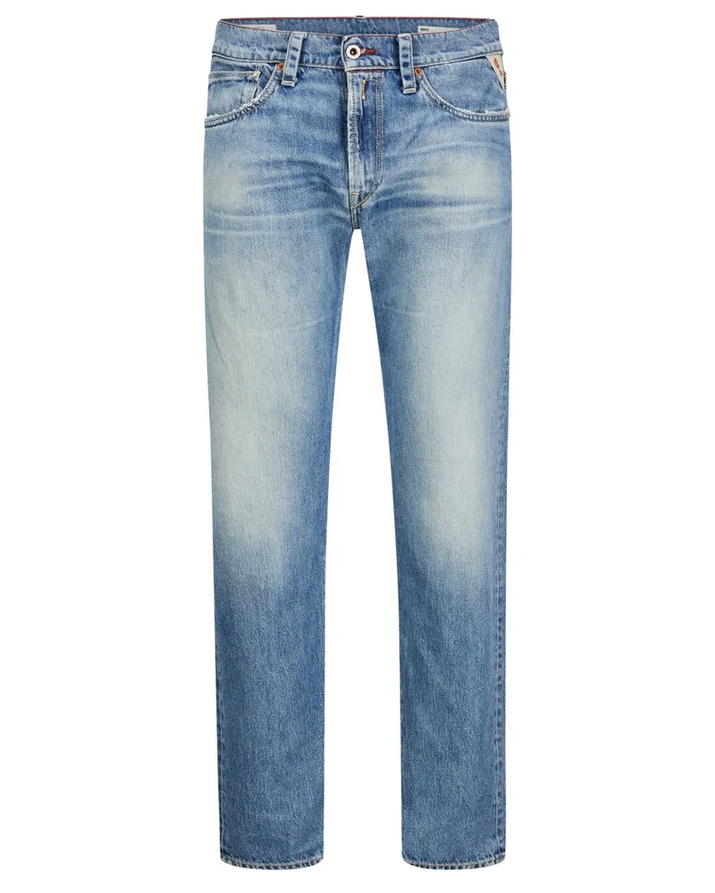 Replay Jeans Deryck aus Baumwolle, Regular Fit in Blau