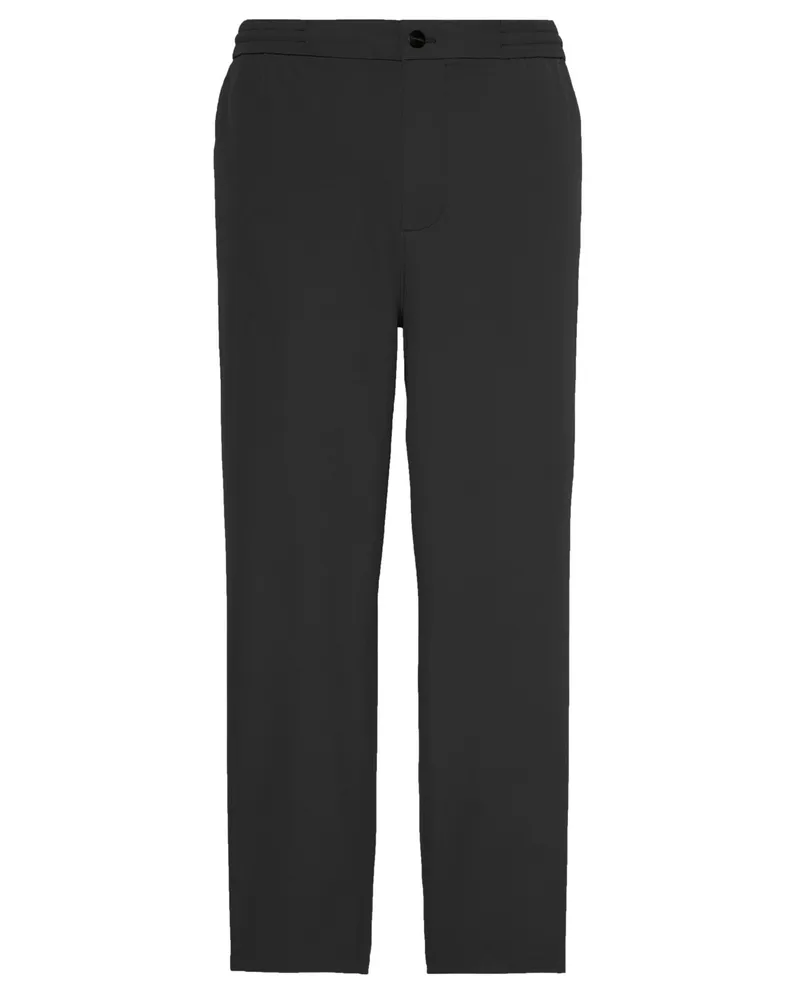 Calvin Klein Leichte Stretch-Chino mit Dehnbund und Tunnelzug, Classic Fit in Schwarz