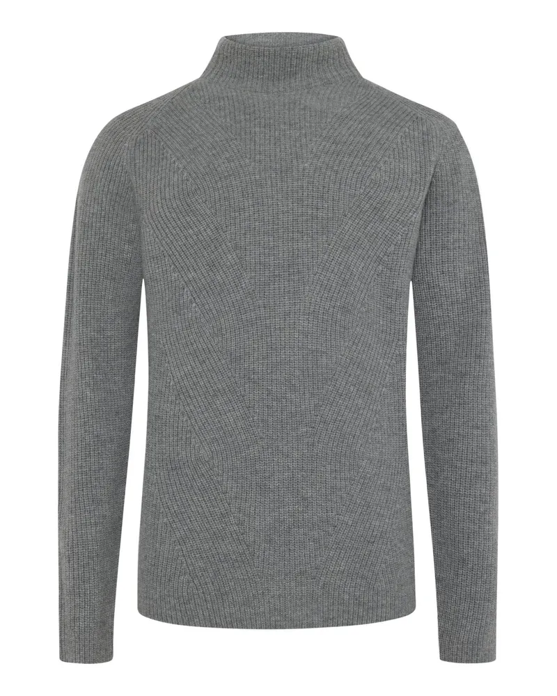 Maerz Weicher Turtleneck-Pullover aus einem Merinowolle-Alpaka-Mix in Sand