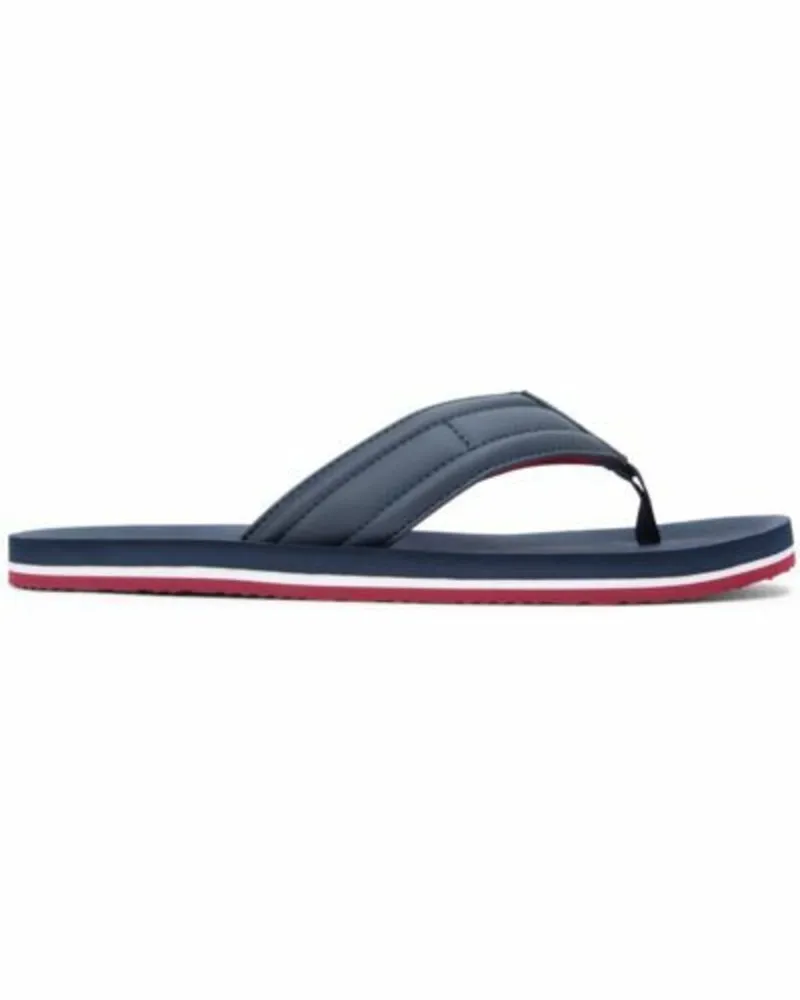 Tommy Hilfiger Flip Flops mit Logo-Stickerei in Marine