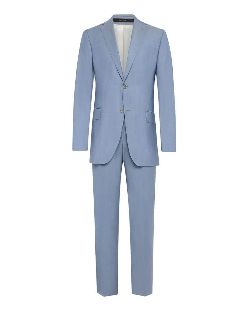 windsor. Kompletter Anzug aus Schurwolle, Regular Fit in Hellblau