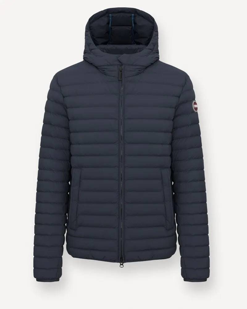 Colmar Gesteppte Leichtdaunenjacke mit Kapuzenkragen in Marine