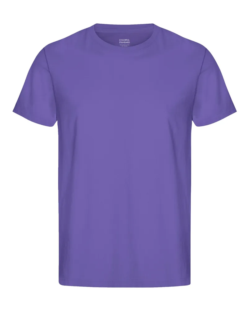 COLORFUL STANDARD T-Shirt aus softer vorgewaschener Bio-Baumwolle in Lila