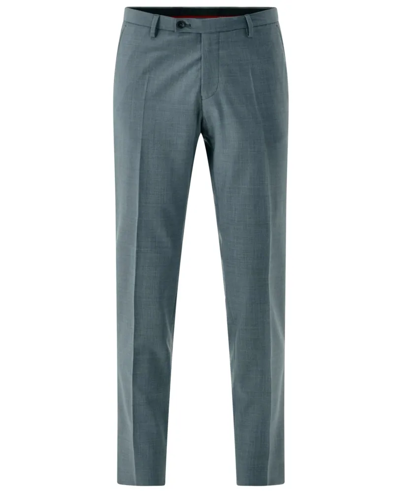 CG Festliche Anzughose aus einem Schurwoll-Stretch-Mix, Slim Fit in Blau