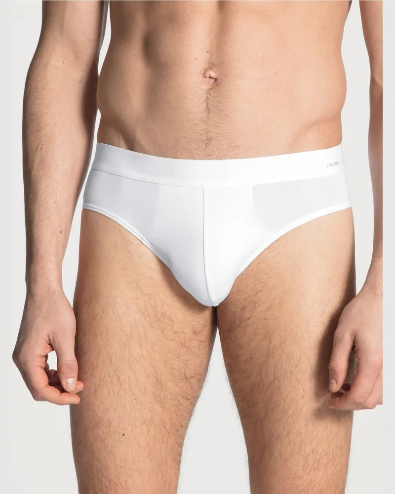 Calida Slip aus softem Baumwolljersey in Weiß