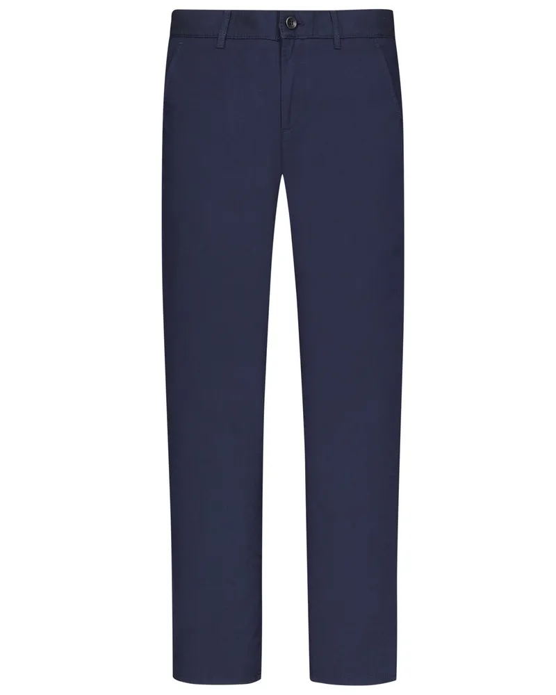 Alberto Chino Lou mit Stretchanteil, Regular Fit in Marine