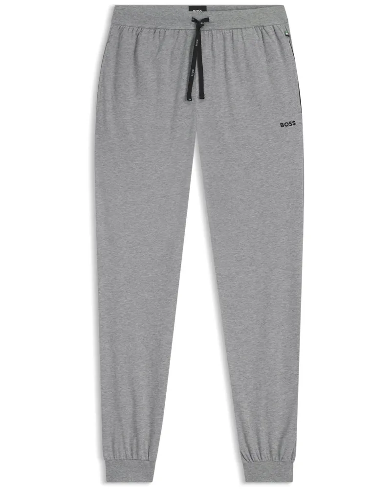 HUGO BOSS Leichte Jerseyhose mit Stretchanteil in Grau