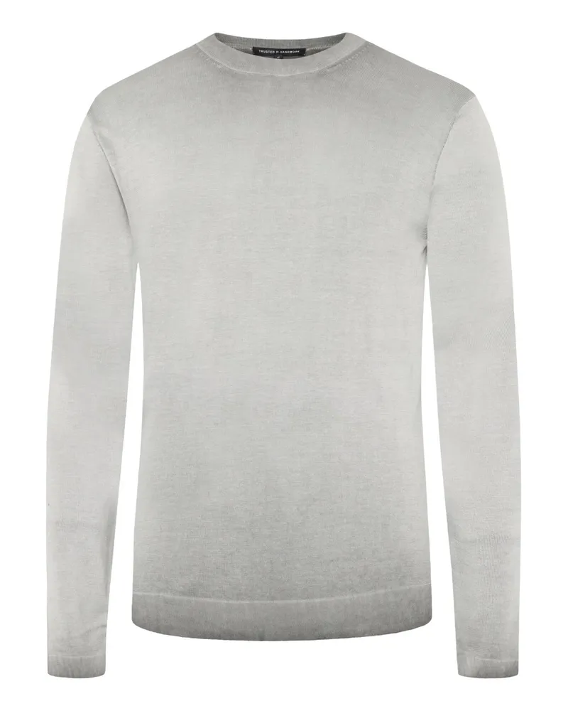 Trusted Handwork Longsleeve aus Pima-Baumwolle mit Farbverlauf in Grau