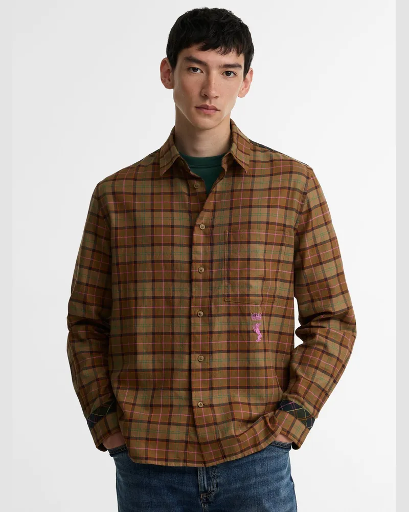 Barbour Paul Smith Loves Barbour Hemd Tartan Tailored in Braun