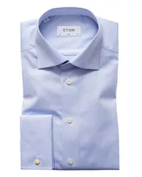 Eton Hemd mit Umschlagmanschette, Slim Fit Hellblau