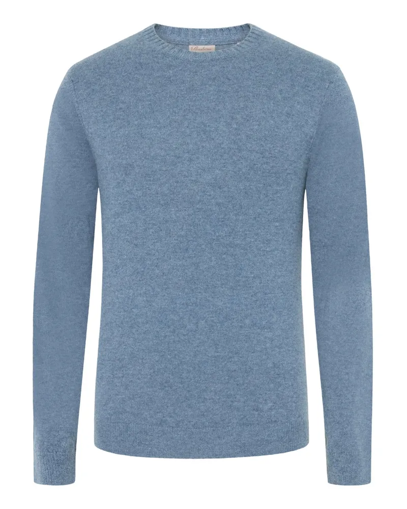 FTC Cashmere Softer Rundhalspullover aus Kaschmir in Hellblau