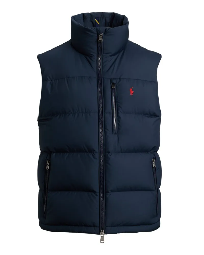 Ralph Lauren Daunenweste Gorham mit hochschließendem Kragen in Marine
