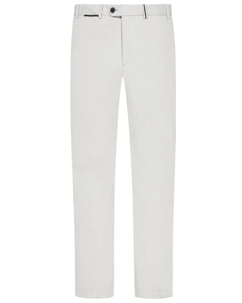 Hiltl Baumwollchino mit Stretchanteil, Peaker S, Regular Fit in Mittelgrau