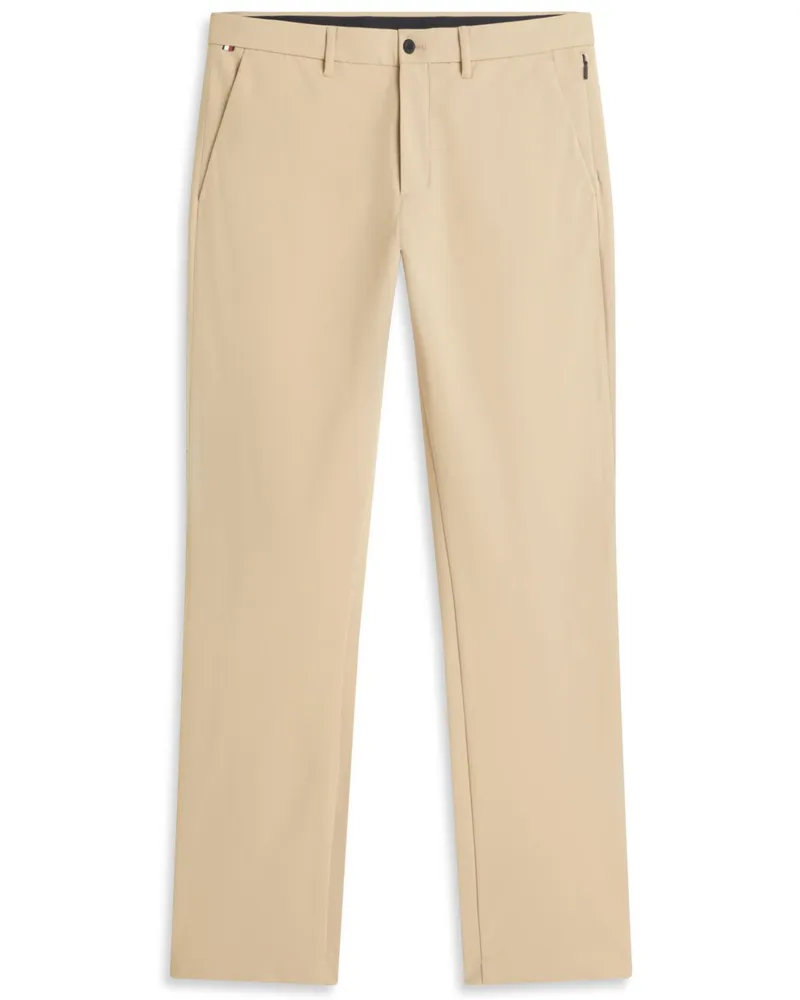 Tommy Hilfiger Glatte Performance-Chino Denton, Straight Fit in Beige