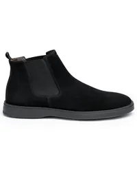 Lloyd Leichte Chelsea Boots aus Veloursleder mit Sneaker-Sohle Schwarz