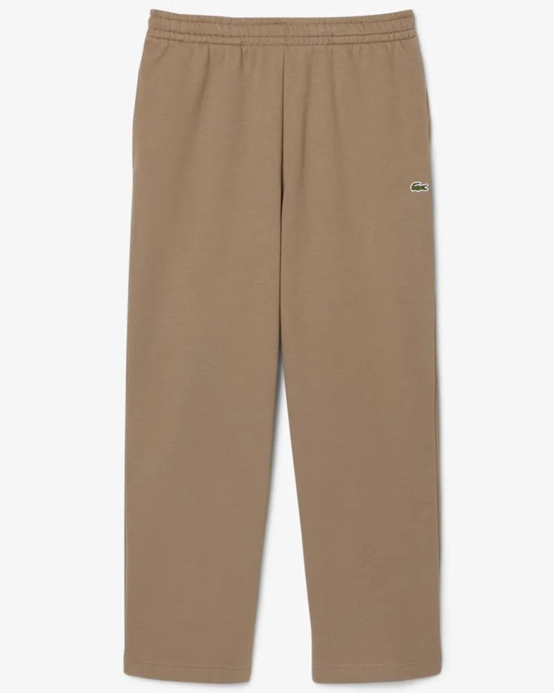 Lacoste Sweatpants aus einem soften Baumwoll-Mix, Relaxed Fit in Beige