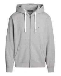 Tommy Hilfiger Softer Hoodie mit Zip Hellgrau