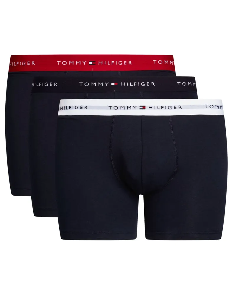 Tommy Hilfiger 3er Pack Boxer-Briefs mit Labelbund in Schwarz