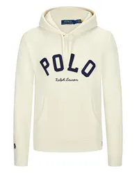 Ralph Lauren Hoodie mit aufgenähtem Label-Schriftzug Offwhite