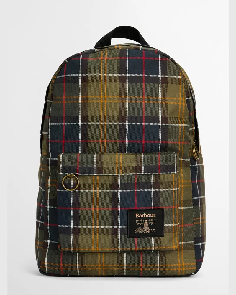Barbour Kleiner City-Rucksack Torridon Tartan in Grün