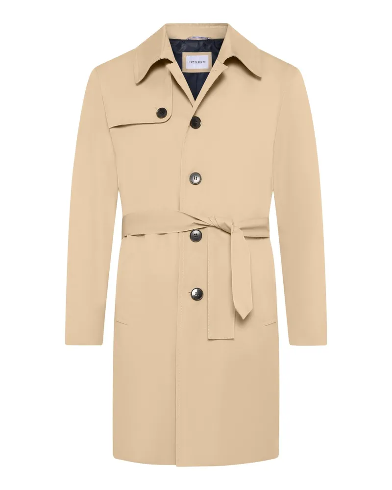 Tom Rusborg Leichter Trenchcoat aus einem Baumwollmischgewebe in Beige
