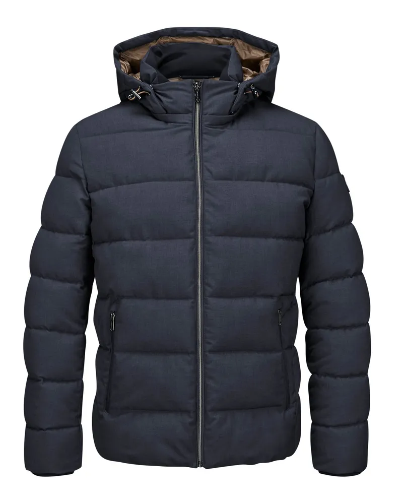 Milestone Steppparka Mauro mit abtrennbarer Kapuze und Sorona®-Wattierung in Marine