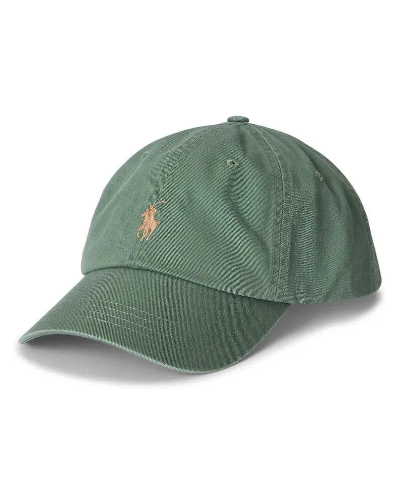 Ralph Lauren Cap aus Baumwolle mit gesticktem Logo-Aufnäher in Grün