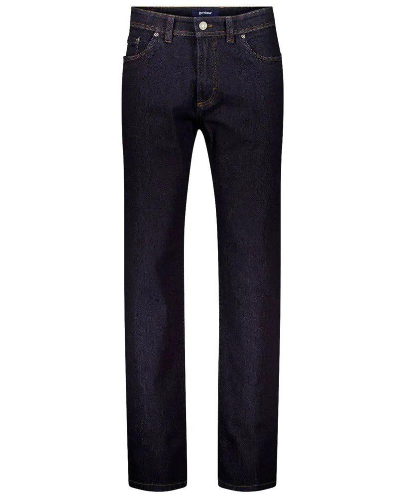 Atelier GARDEUR Jeans Evio mit Waschung und Stretchanteil, Relaxed Fit in Schwarzblau