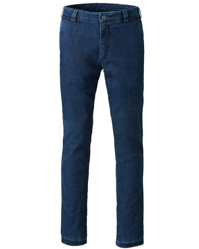 Meyer Hosen Thermo Denim-Chino Bonn mit Stretch und Thermofutter, Modern Fit in Denim