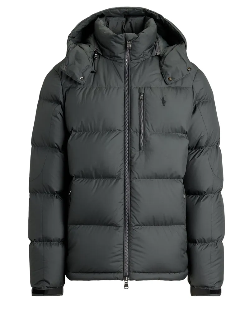 Ralph Lauren Daunenjacke Gorham mit Kapuze und hochstehendem Kragen in Grau
