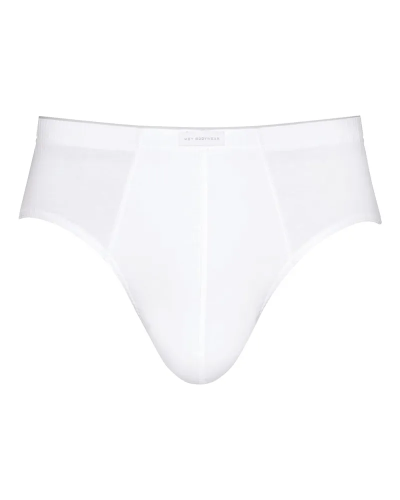 Mey Slip Jazz aus einem elastischen Baumwoll-Mix in Weiß