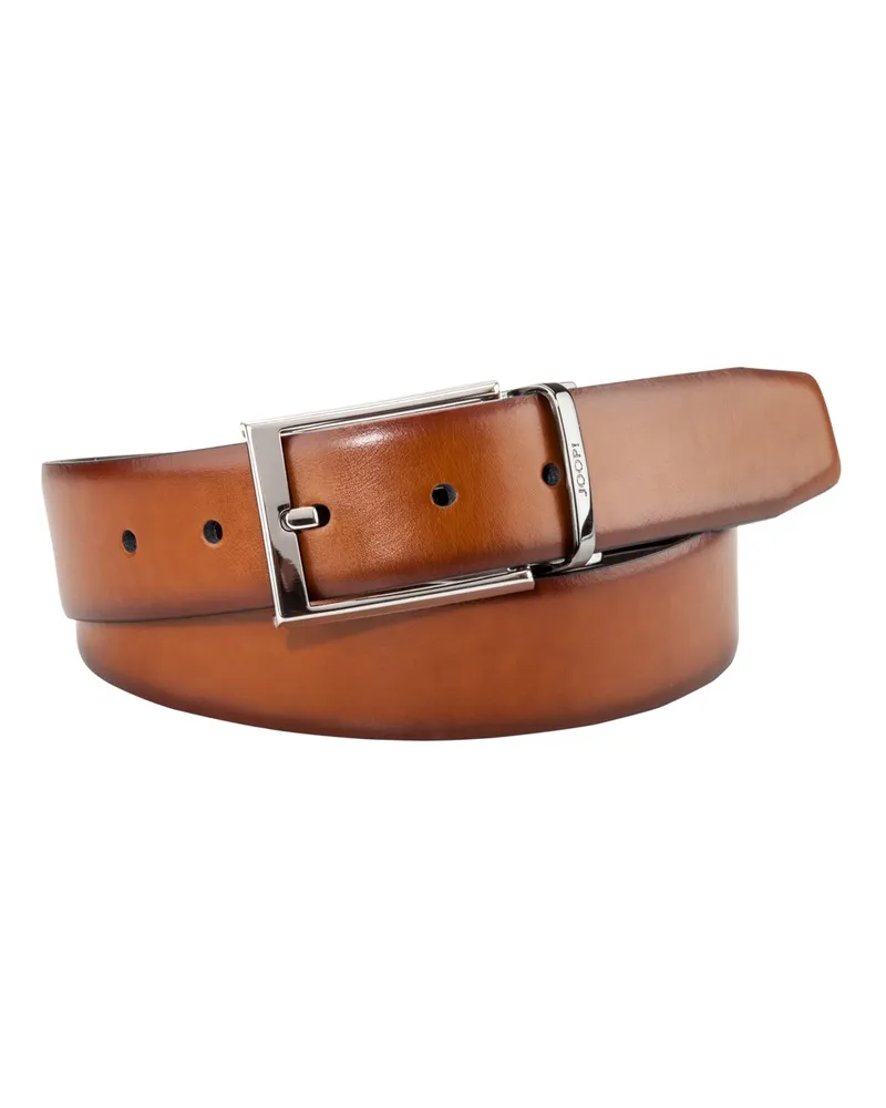 JOOP! Klassischer Ledergürtel in Cognac