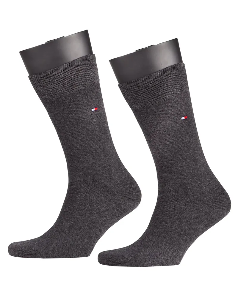 Tommy Hilfiger Doppelpack-Socken in Anthrazit