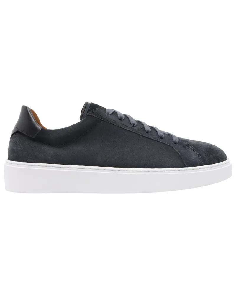 Magnanni Low Top Allrounder-Sneaker aus Wildleder in Grau