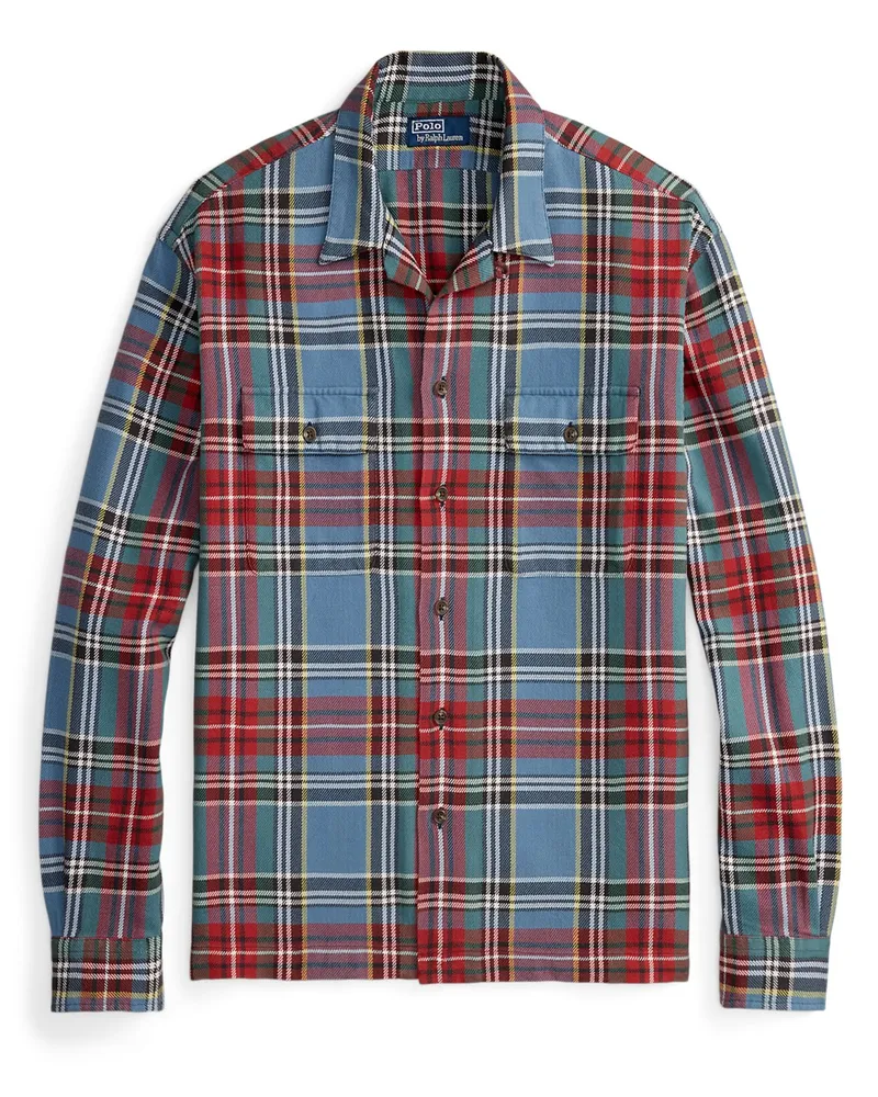 Ralph Lauren Flanellhemd mit Check-Muster und Brusttaschen, Classic Fit in Multicolor