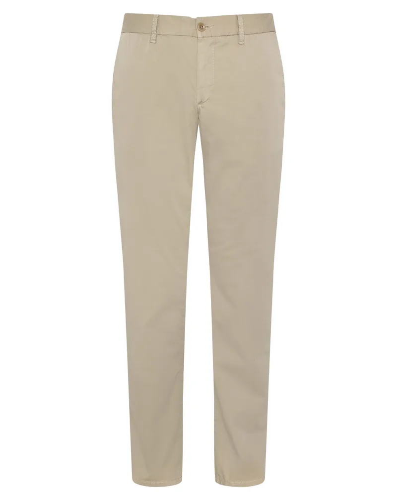 Alberto Ultraleichte Chino Lou mit Stretch, Regular Fit in Sand