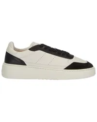 Copenhagen Teilperforierter Sneaker mit Plateausohle und Veloursleder-Overlays Offwhite