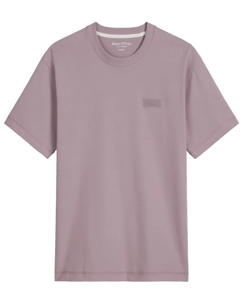 Marc O'Polo T-Shirt aus Bio-Baumwolle, Relaxed Fit in Rosenrot