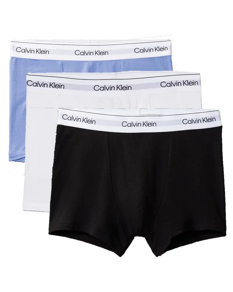 Calvin Klein 3er Pack Trunks mit Labelbund in Multicolor