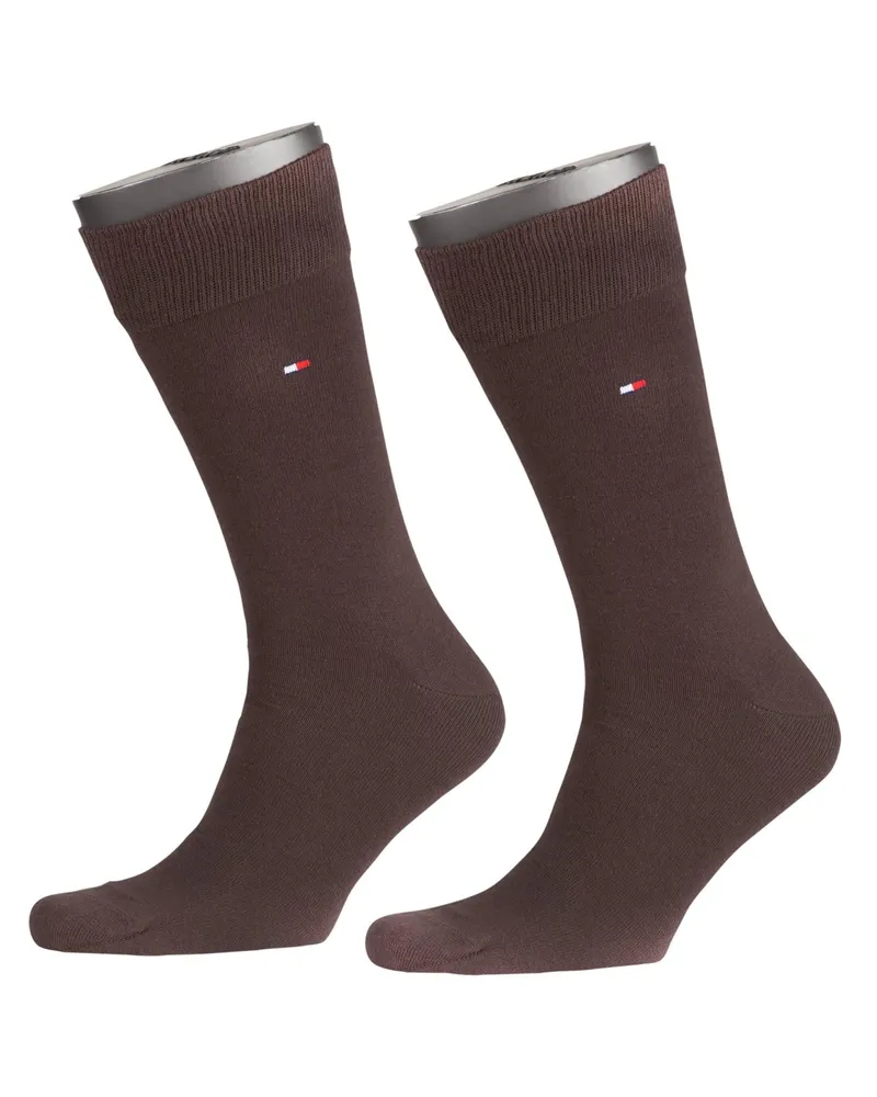 Tommy Hilfiger Doppelpack-Socken in Dunkelbraun