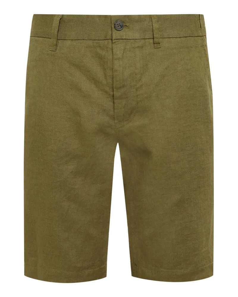 Marc O'Polo Leichte Leinen-Shorts Reso, Regular Fit in Oliv