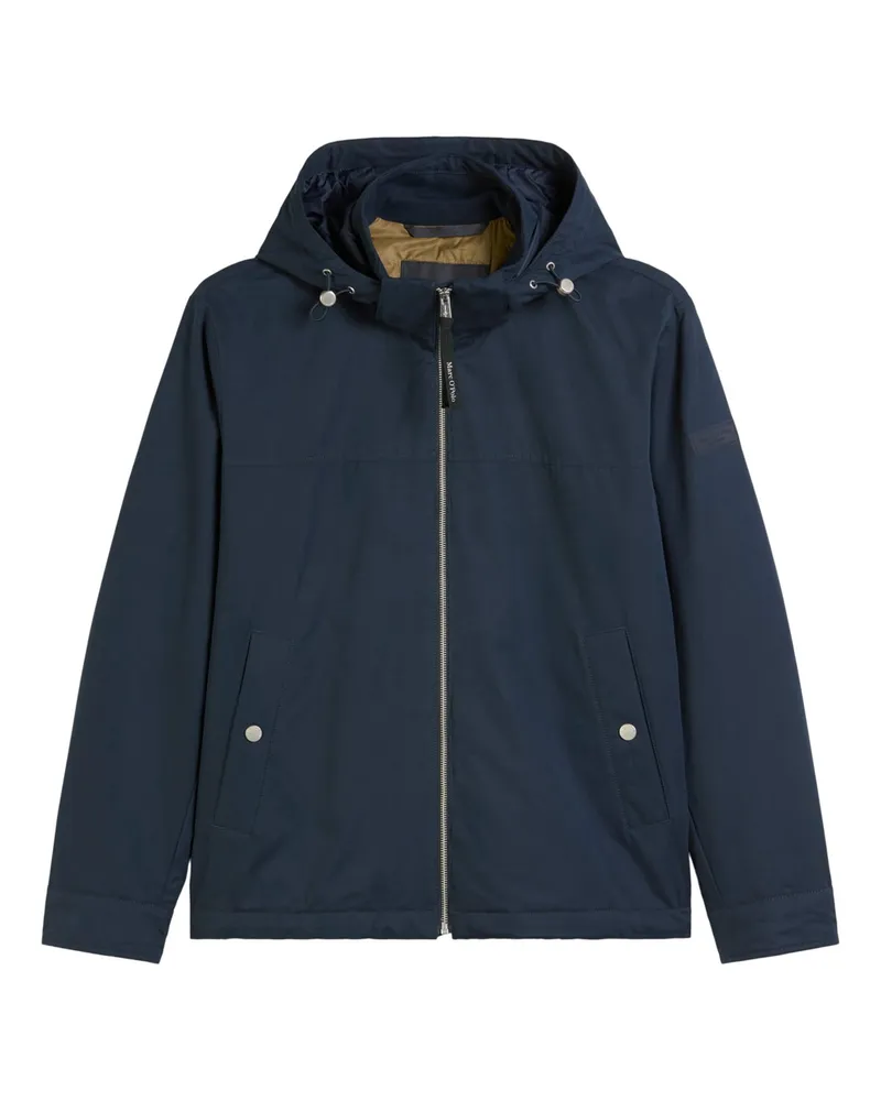 Marc O'Polo Wasserabweisende Kapuzenjacke mit Wattierung, Regular Fit in Marine