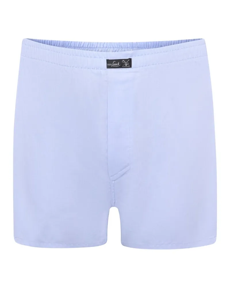 van Laack Leichte und unifarbene Boxershorts aus Baumwolle in Hellblau